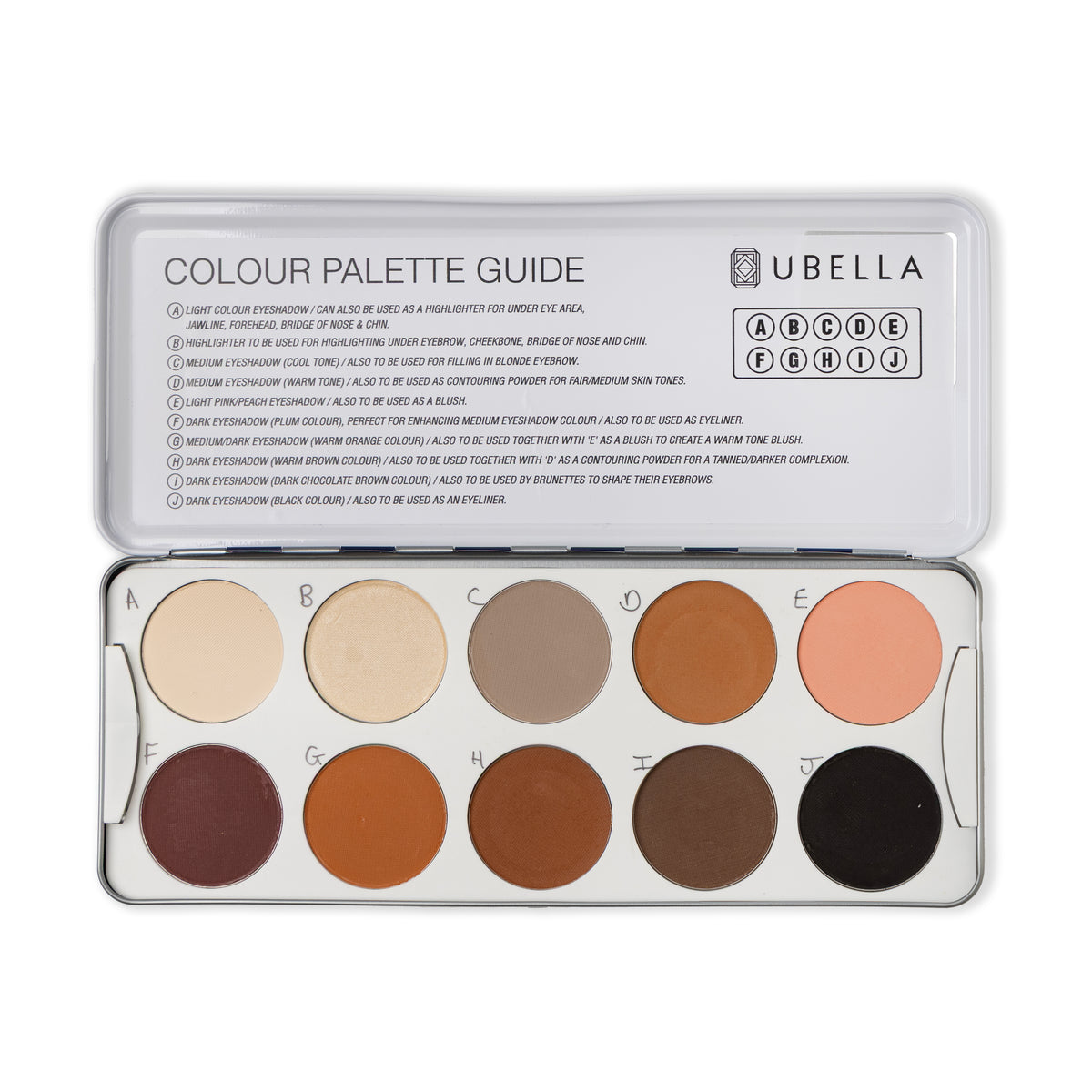 Multi Purpose Eyeshadow Palette (10 shades)