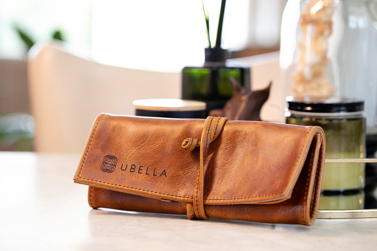 Ubella Makeup Brush - Leather Folder